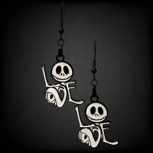NEW Nightmare Before Christmas Jack Skellington Dangle Earrings